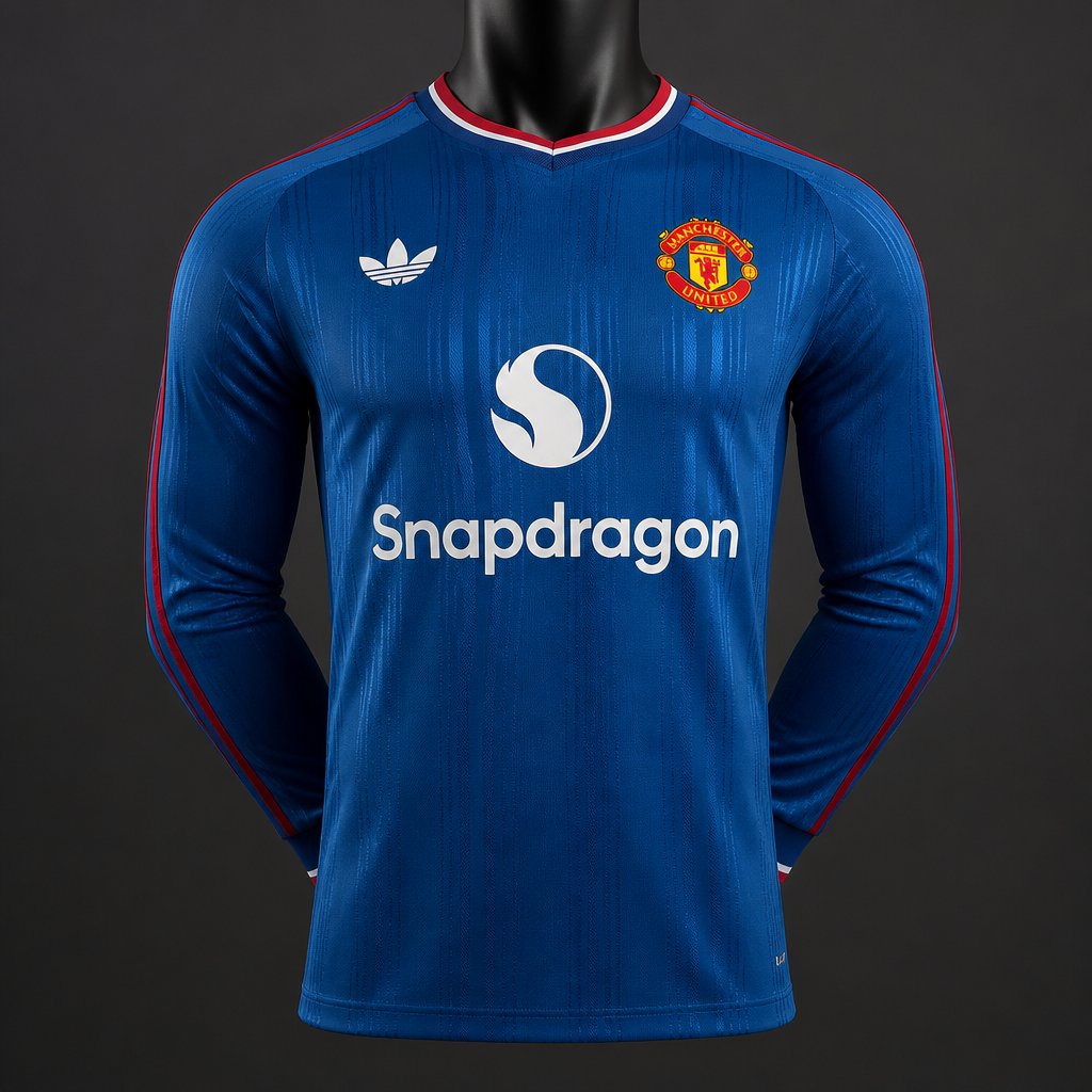 Player Version 26/27 Manchester United Away Long Sleeve Jersey