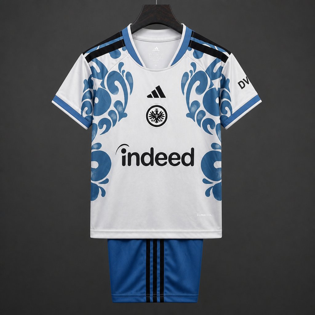 26/27 Kids Frankfurt Third White Jersey Kit
