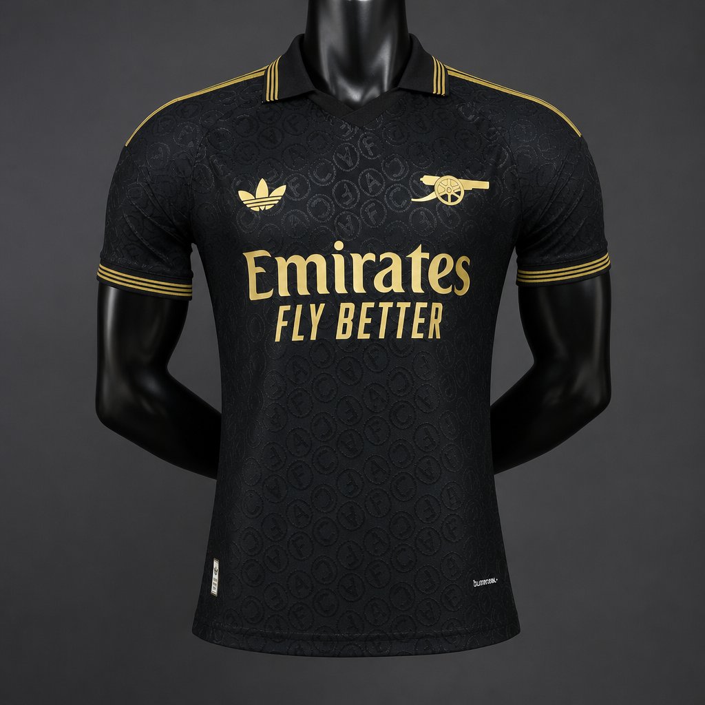 Player Version 26/27 Arsenal FC Special Edition Black Gold Jersey