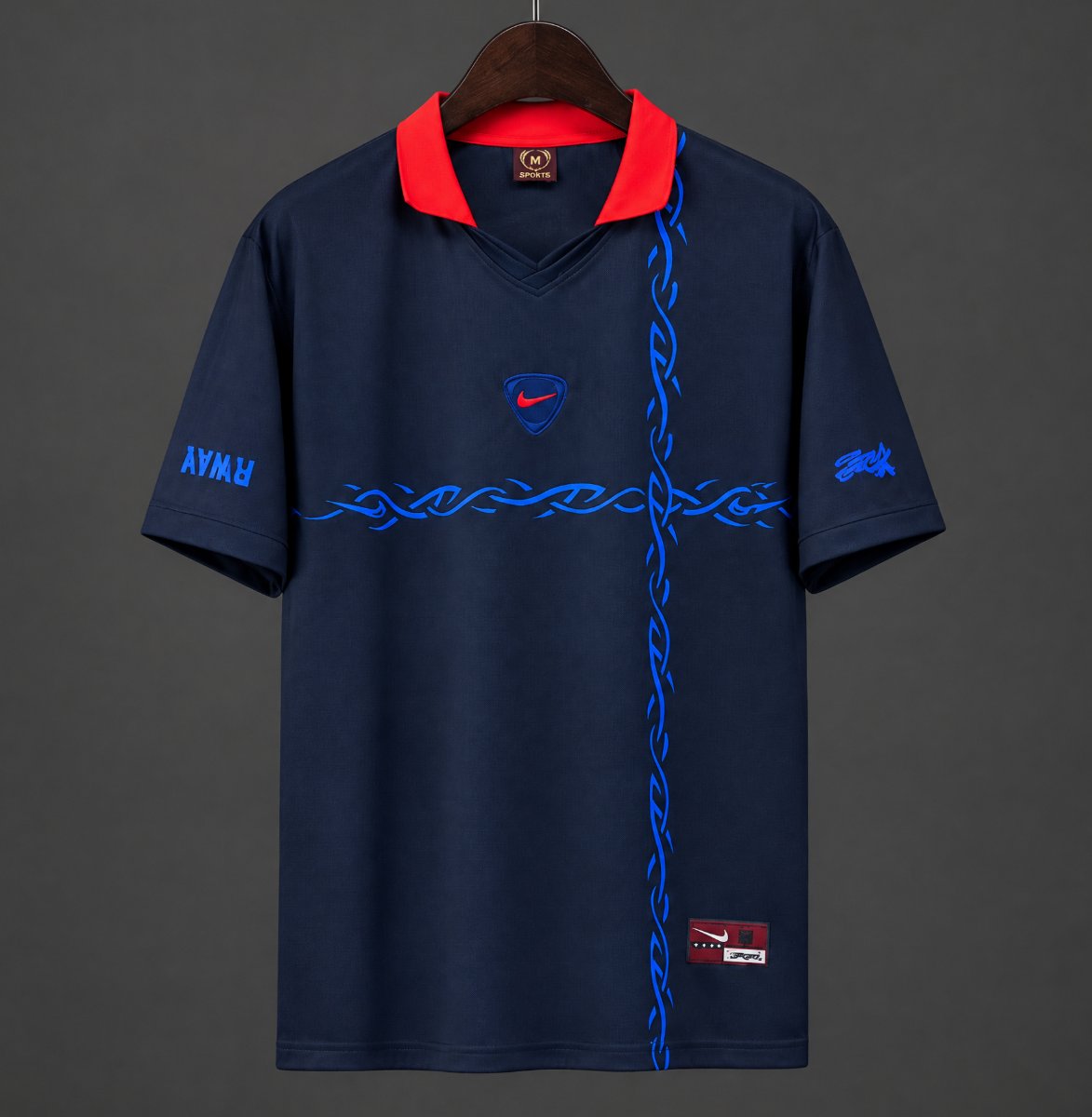 2026 Norway x Travis Scott Cactus Jack Total 90 Navy Jersey