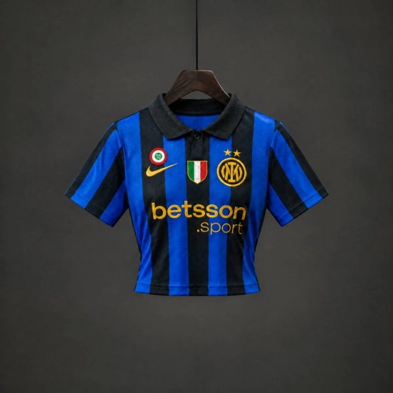 26/27 Inter Milan Home Women Crop Jersey