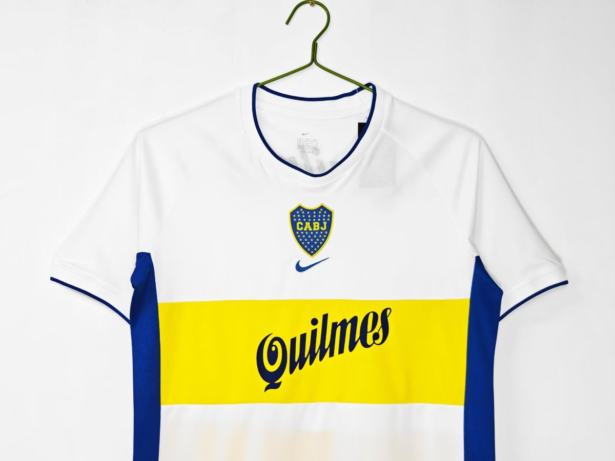 Retro 01/02 Boca Juniors Away White Jersey