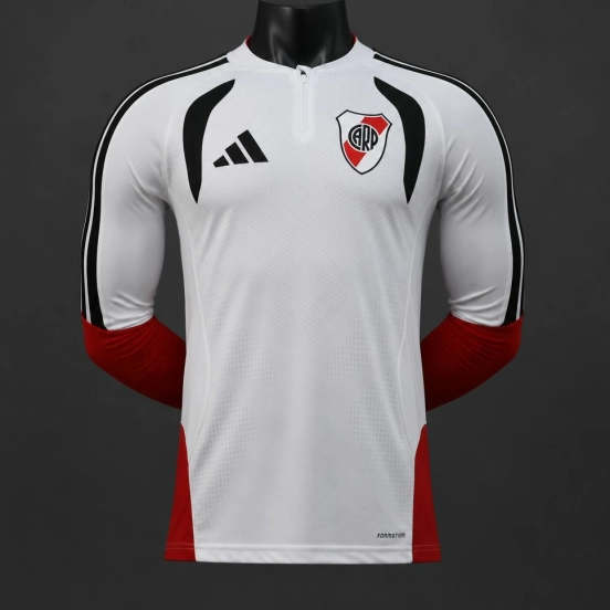 Player Version 26/27 River Plate White Long Sleeve Jersey