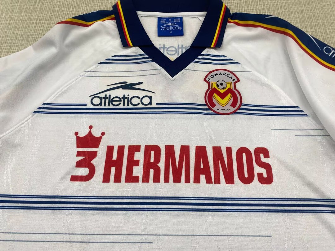 Retro 99/00 Morelia Away White Jersey
