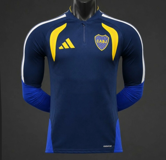Player Version 26/27 Boca Juniors Blue Long Sleeve Jersey