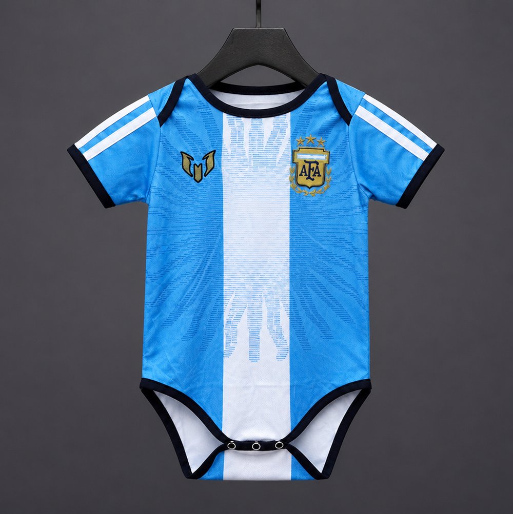 2026 Argentina Messi Farewell Commemorative Baby Romper Jersey