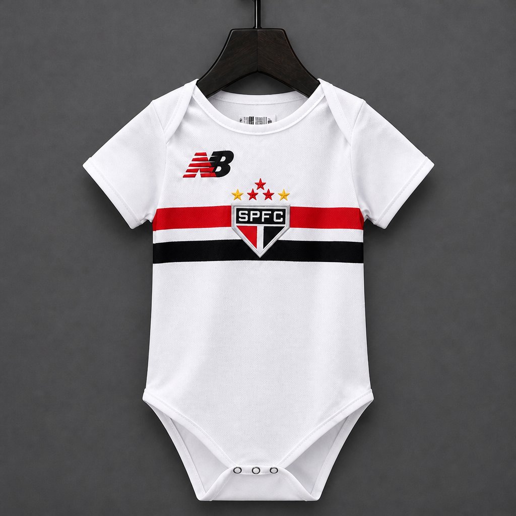26/27 Sao Paulo Home Baby Romper Jersey