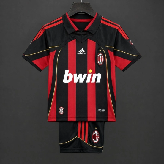 Retro Kids 06/07 AC Milan Home Jersey
